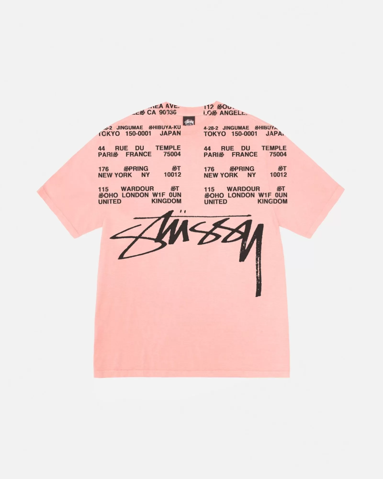 Stüssy Locations Tee Pigment Dyed Clearance