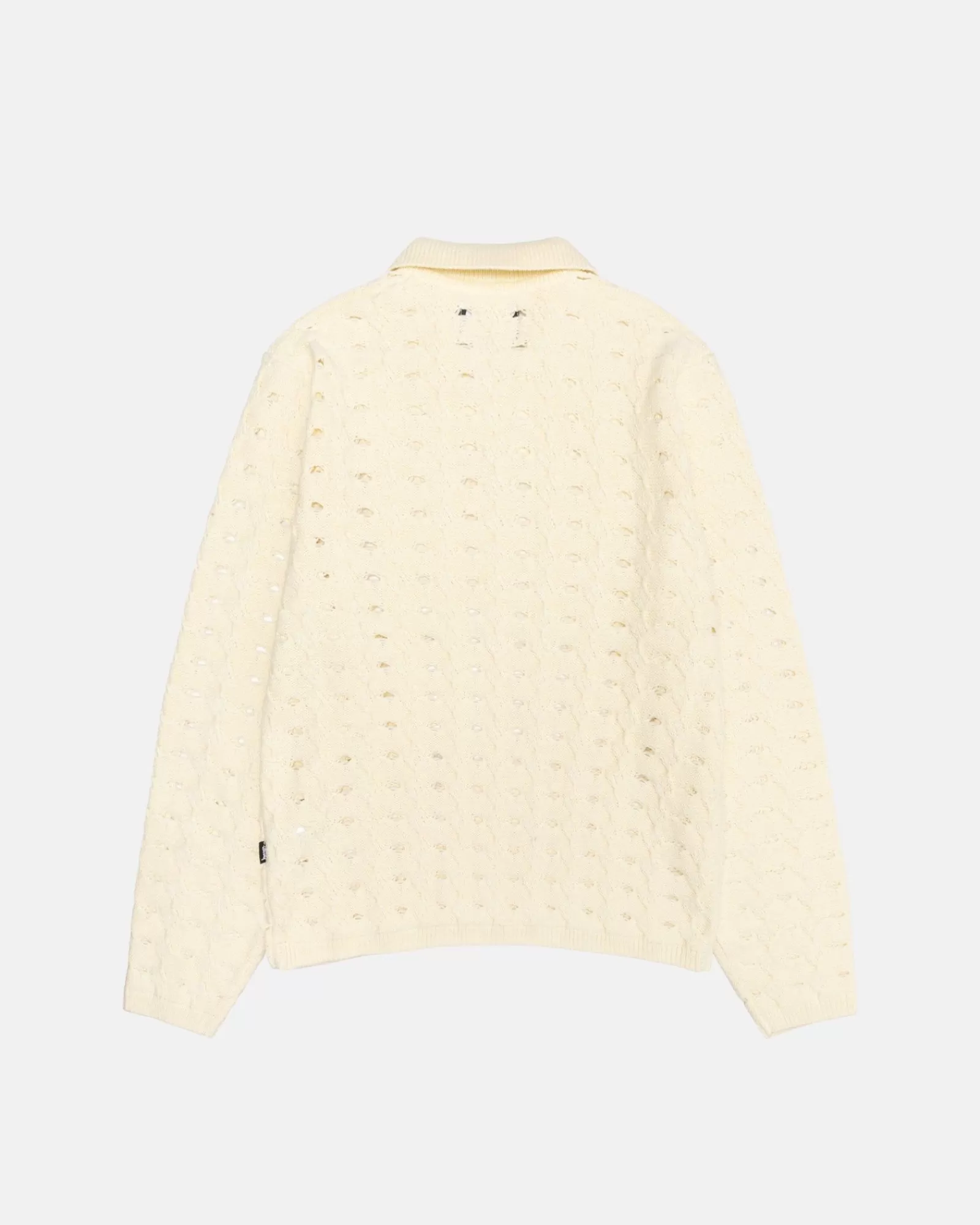 Stüssy Open Knit Collared Sweater Shop