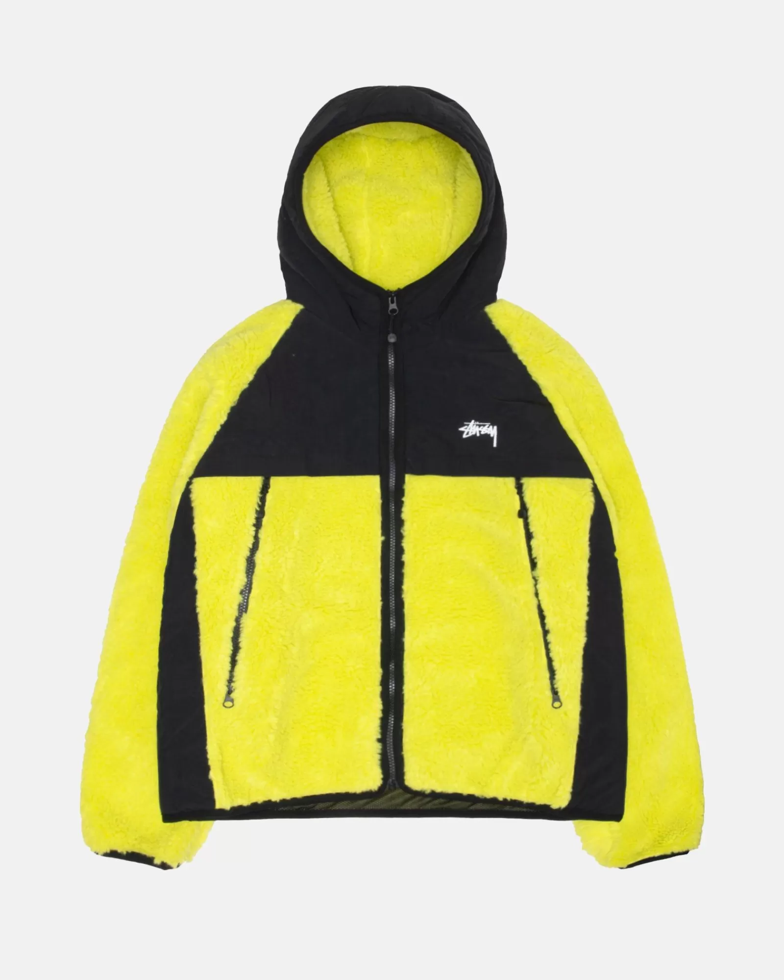 Stüssy Sherpa Paneled Hooded Jacket Shop