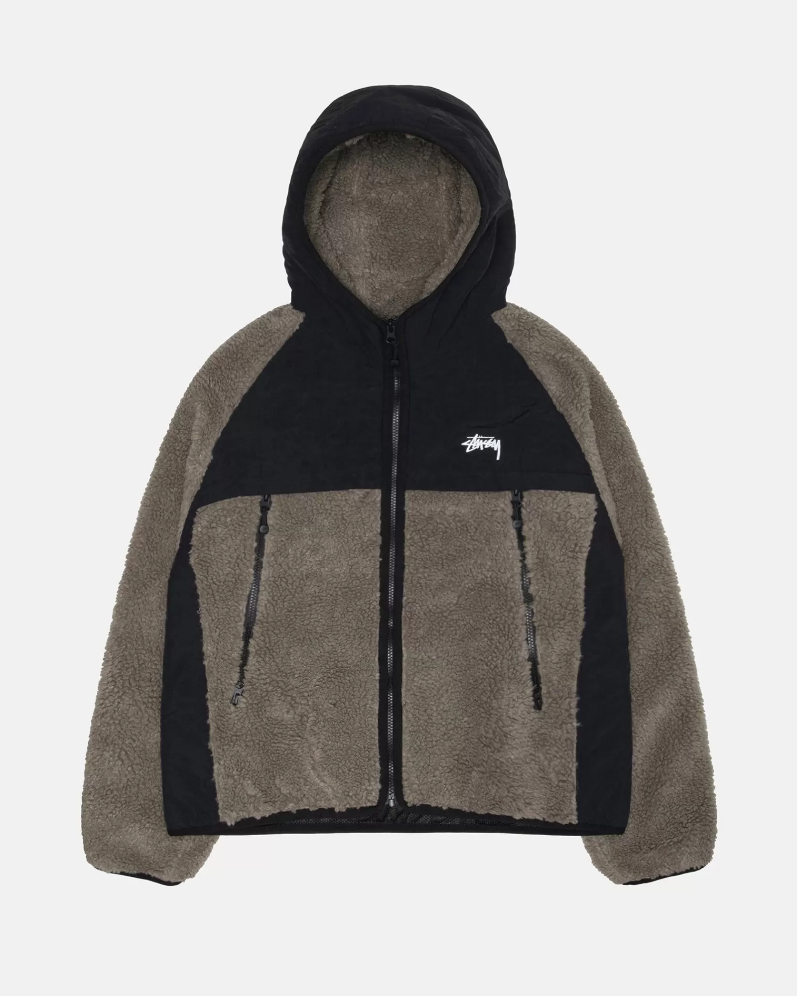 Stüssy Sherpa Paneled Hooded Jacket Sale