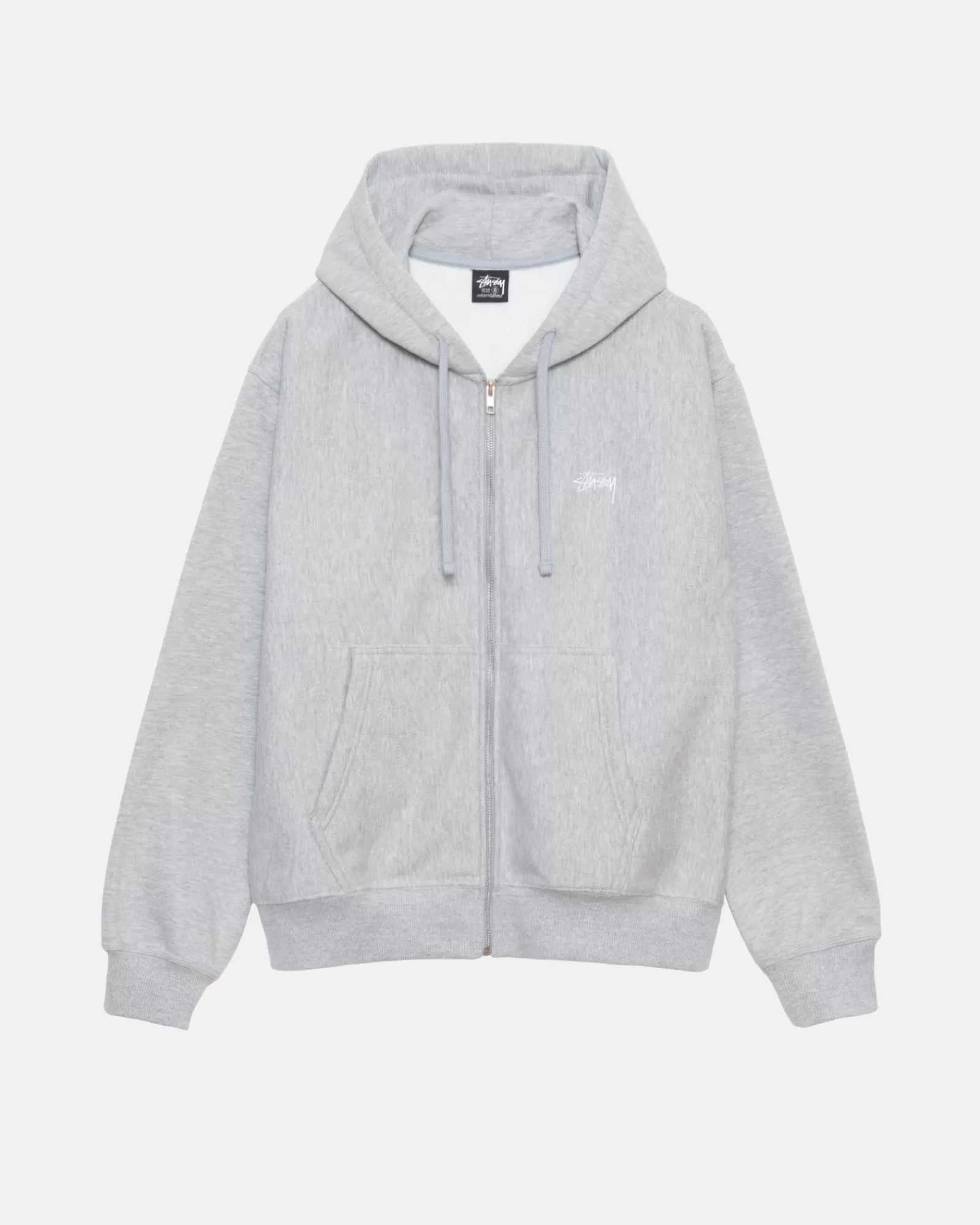 Stüssy Stock Logo Zip Hoodie New