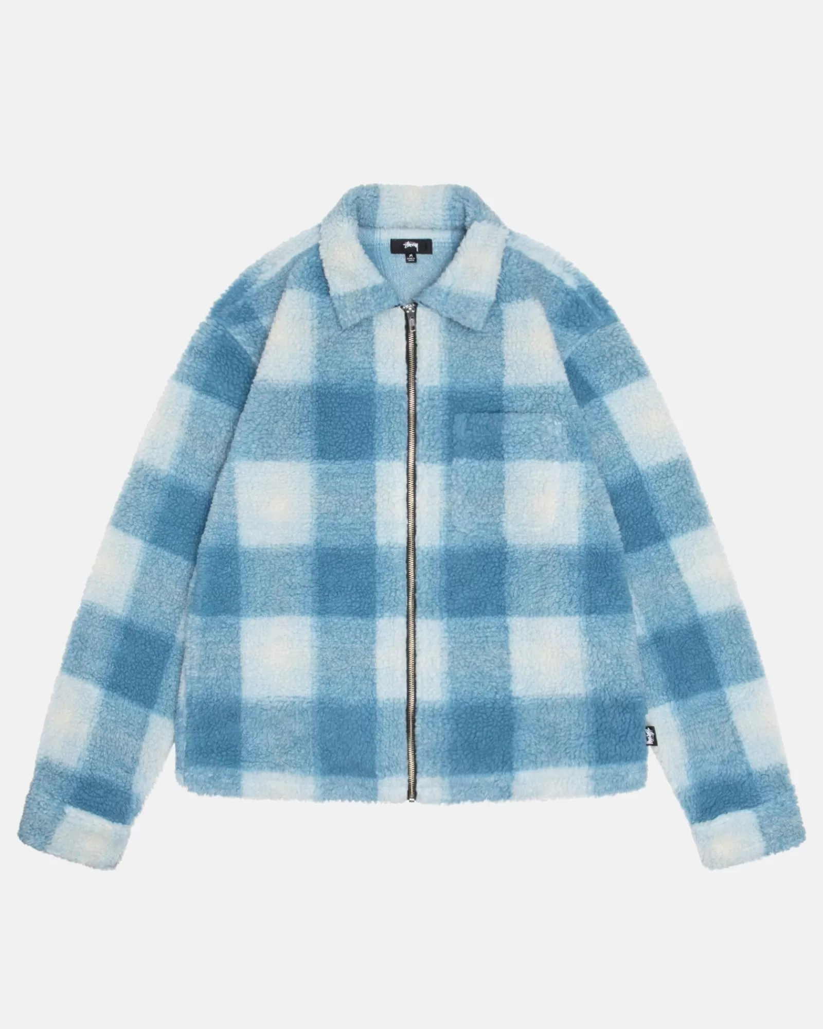 Stüssy Zip Sherpa Shadow Plaid Discount