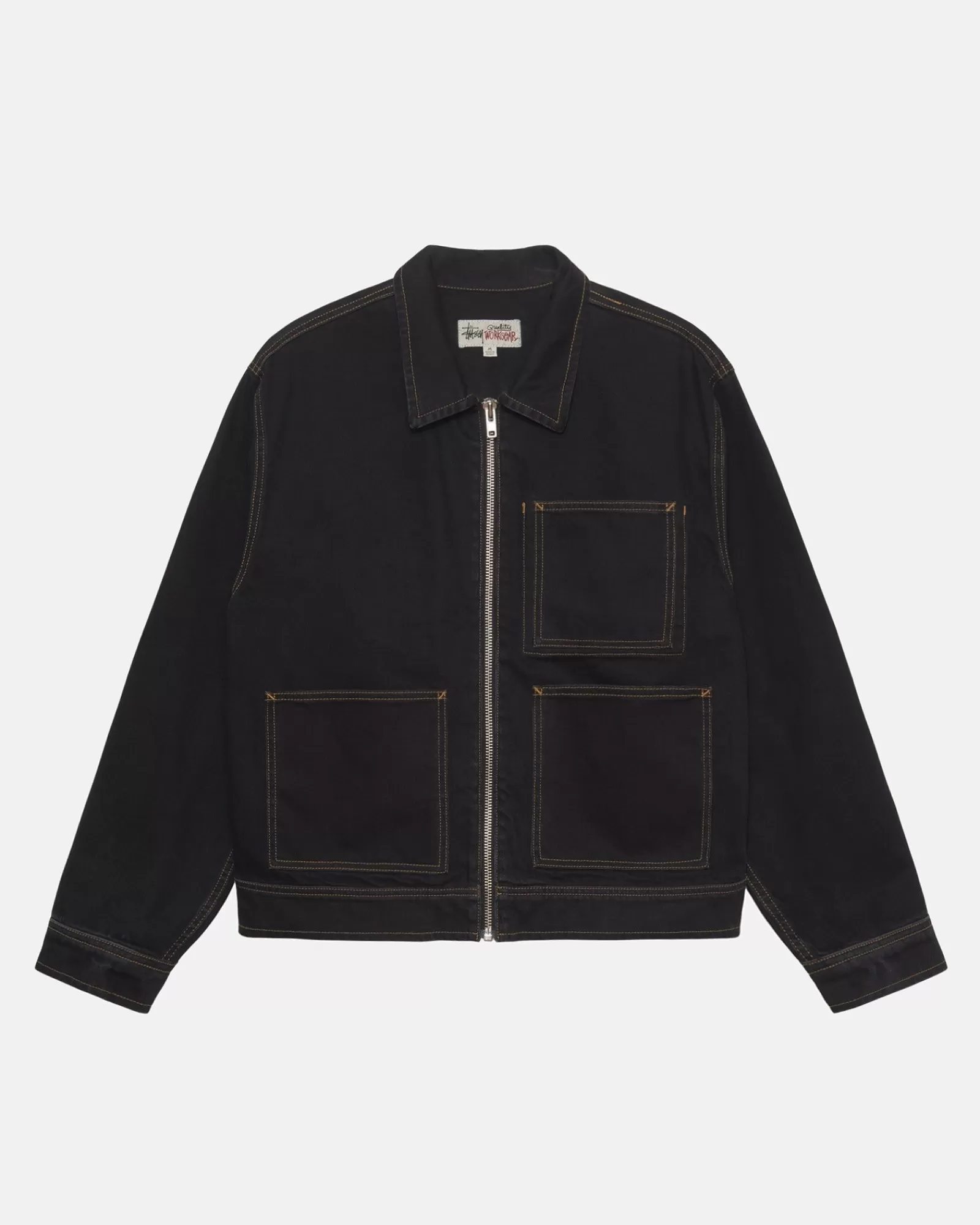 Stüssy Zip Work Jacket Denim Fashion